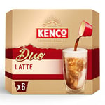 Kenco Duo Latte Instant Coffee 6x17.25g (Pack of 4, Total 24 Drinks, 414g)
