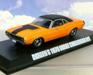 GREENLIGHT 1/43 DARDEN'S 1970 DODGE CHALLENGER R/T ORANGE 2 FAST 2 FURIOUS 86207