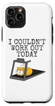 iPhone 11 Pro Cat On A Treadmill, I Couldn't Work Out Today, Fitness Funny Case