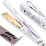 Faszin Ionic Hair Straighteners, 20S Fast Heat Up Flat Iron, Titanium Plate for