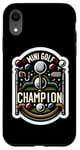 Coque pour iPhone XR Mini Golf Champion |--