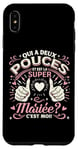 Coque pour iPhone XS Max Une Super Mariée Idee Cadeau Future Mariée EVJF