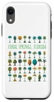 Coque pour iPhone XR Coral Springs Floride, États-Unis, motif palmiers