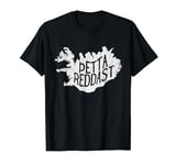 Þetta Reddast Iceland Map "It will work out" Distressed T-Shirt