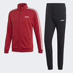 Adidas Men Mts Co Relax Tracksuit - Active Maroon/Black/White, X-Large/L