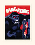 King Kong (Growl 30 x 40 cm montée d'impression