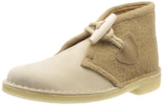 Clarks Originals Desert Duffle, Boots femme - Beige (Camel Combi), 40 EU (6.5 UK)