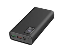 Platinet Power Bank 20000Mah Pd Qc Led, Black