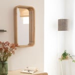 Miroir rectangulaire en bois de manguier Domi