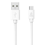 Smartline USB-A til Micro USB Kabel 1 med - Hvit