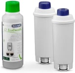 DeLonghi Descaler +2 Filters Water Softeners Coffee Machine Specialista Ecam