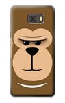 Cute Grumpy Monkey Cartoon Case Cover For Samsung Galaxy C9 Pro