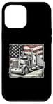 iPhone 12 Pro Max Semi-Trailer Trucker Big Rig American Flag Truck Driver Case