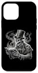 iPhone 12 mini Carols Black Dark Goth Skeleton Christmas Women Men Case