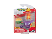 Pokémon Battle Figure 3 Pack - Charmander, Appletun, Haunter