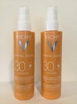 Vichy Capital Soleil Cell Protect Water Fluid Spray SPF30 2 x 200ml