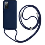 Case for Samsung Galaxy S20 FE Lanyard Case Semi-rigid 80cm Blue