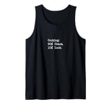 Cooking 90 Percent Chaos 10 Percent Luck Funny Chef Tee Tank Top