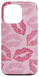 iPhone 13 Pro Pink Lipstick Lips Kiss Kisses Women Girls Coquette Case