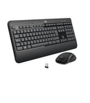 Logitech MK540 Combo Clavier et Souris, Clavier QWERTZ Suisse - Noir