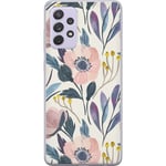 Samsung Galaxy A52s 5G Läpinäkyvä Puhelinkotelo Blomsterglädje