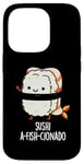 Coque pour iPhone 14 Pro Jeu de mots amusant Sushi A-Fish-Cionado