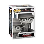 Funko Pop! Marvel: WandaVision - Vision 50s - Noir et Blanc - 1 Chance sur 6 D'avoir Une Variante Rare Chase - Figurine en Vinyle à Collectionner - Idée de Cadeau - Produits Officiels - TV Fans