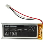 vhbw Batterie remplacement pour SteelSeries FT712257P pour manette de jeu (750mAh, 3,7V, Li-polymère)