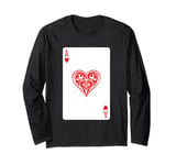 Ace Of Hearts Costume Long Sleeve T-Shirt