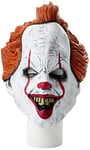 Rubies - Masque Pennywise pour adultes, accessoires de costume, vinyle, taille unique (Rubies 34718)