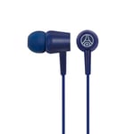 Konix PSG Écouteurs filaires - Haut-parleurs 10 mm - Microphone intégré - Connexion Jack 3,5 mm - Câble 1,4 m - Bleu