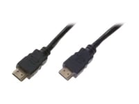 Schwaiger - Hdmi-Kabel Med Ethernet - Hdmi Hann Til Hdmi Hann - 5 M - Skjermet - Svart