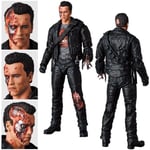 Figurine articulée Terminator 2 MAFEX T-800 dégâts de combat