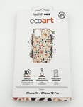 Tech21 EcoArt for iPhone 12/12 Pro - Terazzo Orange with Multi-Drop Protection