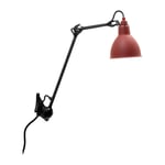 222 Vegglampe Rød/Svart - Lampe Gras