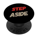 Pour les gens drôles, citation en deux mots de Step Aside PopSockets PopGrip Adhésif