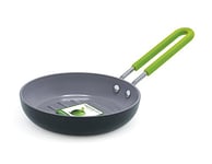 GreenPan Les Essentiels CW001399-010 Mini Poêle Grill Aluminium Noir 12,5 cm