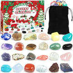 Advent Calendar 2023 Crystals for Kids,24 Days Christmas Countdown Advent with &