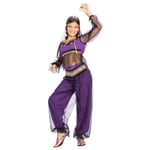 Girls Genie Historical Book Day Princess Magic Purple Queen Fancy Dress Costume