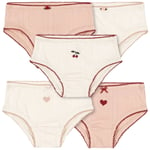 Konges Sløjd GOTS Minna 5-Pack Underkläder Rose White Mix |  | 7-8 years