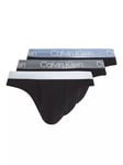 Calvin Klein Hip Briefs, Pack of 3, Black/Multi