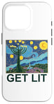 iPhone 16 Pro Get Lit Happy Hanukkah Menorah Candles Candelabrum Hebrew Case