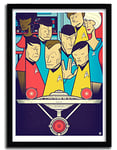 K.Olin Tribu - Affiche Star Trek par Ale Giorgini, Papier, Blanc, 30 x 40 x 0.1 cm