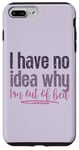 Coque pour iPhone 7 Plus/8 Plus Je ne sais pas pourquoi je suis sortie du lit Funny Love Sleeping