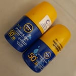 2 x 50 ml Nivea Sun Kids Protect & Care Roll on SPF 50+ 2D