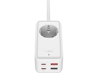 Fast Lader Fast Gan Iii Ladelist - 2Xusb-C/2Xusb, 1,5M, Pd 65W, Hvit - Sikkerhet Garantert. Enkle Avdrag. Gratis Frakt Fra Pln 170.