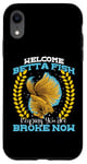 Coque pour iPhone XR Betta Fish Keeper Aquarist Fish Tank Siamois Fighting Fish Fish