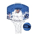 Wilson Mini NBA-Team Basketball Hoop, OKLAHOMA CITY THUNDER, Plastic
