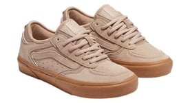 Chaussures vans rowley suede beige   marron