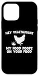 Coque pour iPhone 12 mini My Food Poops On Your Food Mangeur de viande de poulet Carnivore